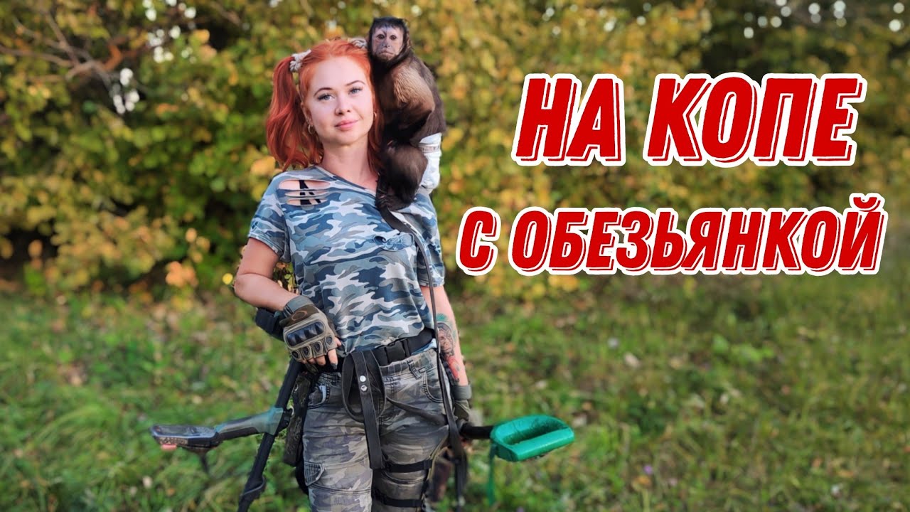 На копе с обезьянкой. В поисках монет и старины.
