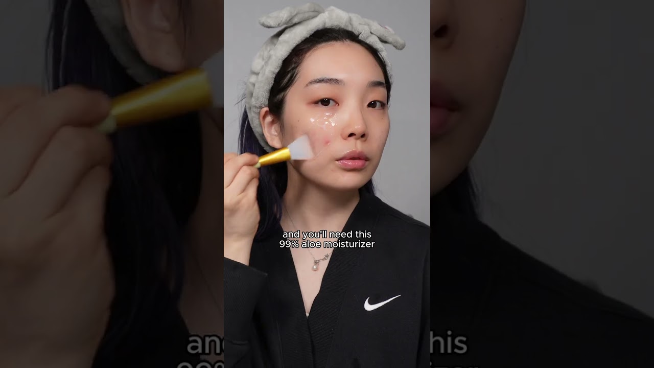 how to make a DIY face mask for closed comedones, acne, redness I ❌NO AD❌ #shorts