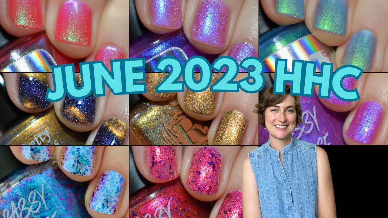 3 *New* BKL Polishes & June  2023 HHC Hella Handmade Creations Nail Polish Swatches