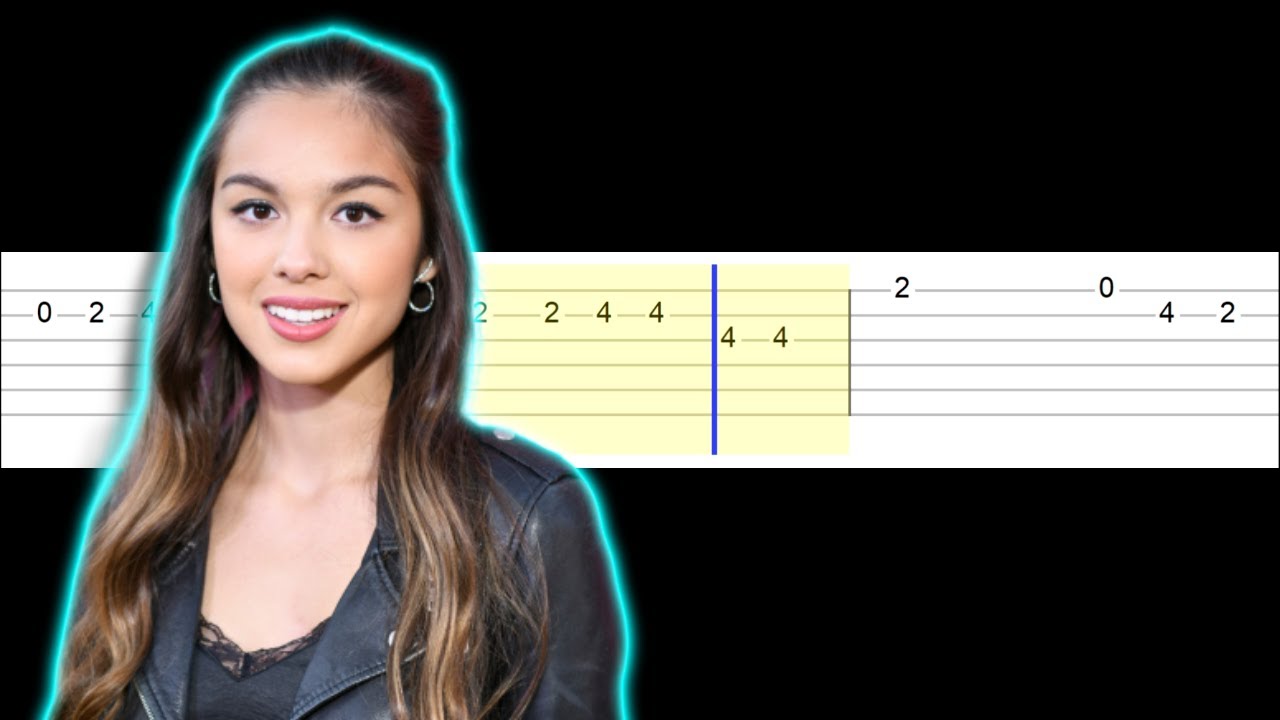 Olivia Rodrigo - traitor (Easy Guitar Tabs Tutorial)