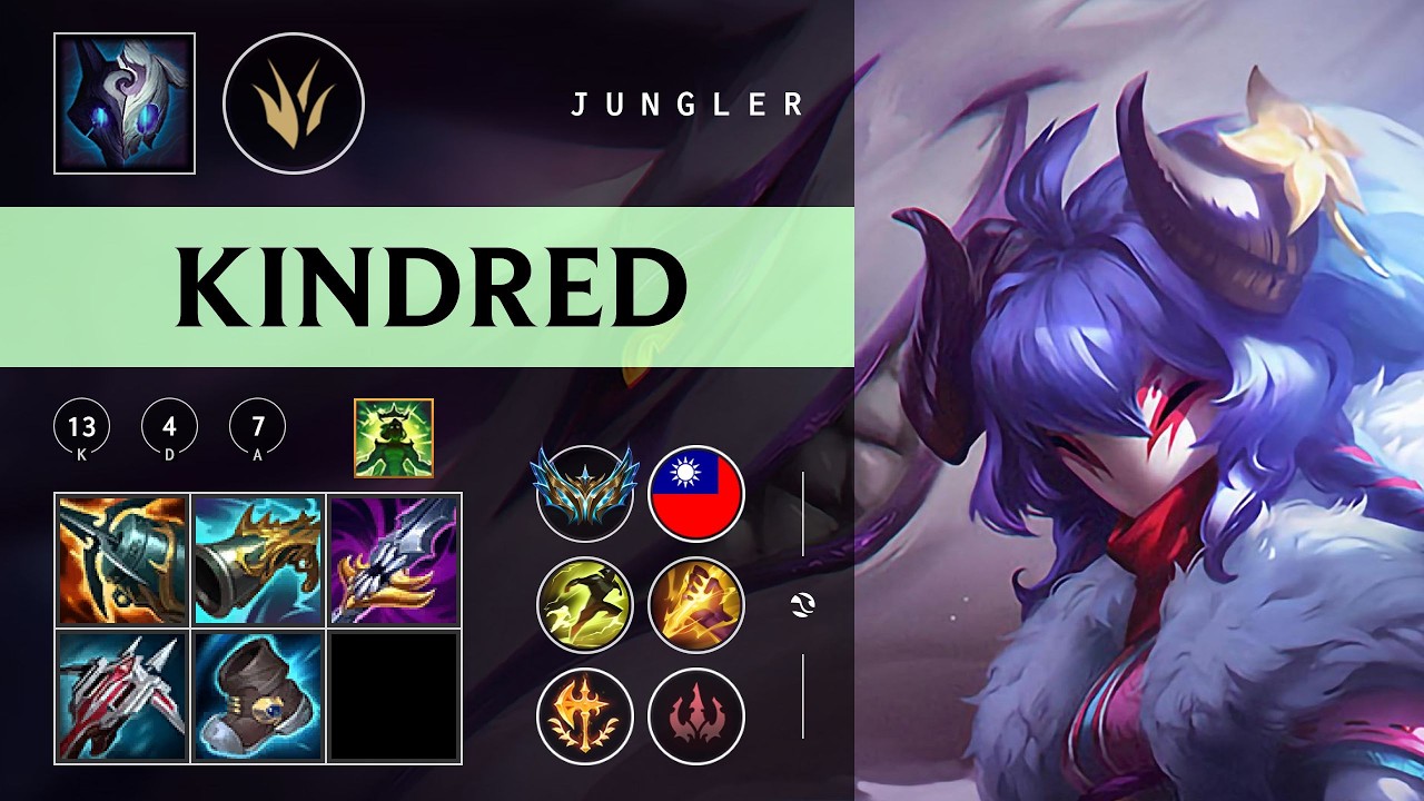 Kindred Jungle vs Gragas - TW Challenger Patch 26.07