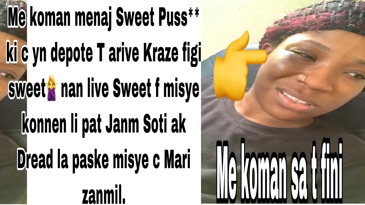 Menaj Sweet la bat li pou Dread la & Sweet la F konnen C nan yn fet li tale li pa tal pwan🍆 dread la
