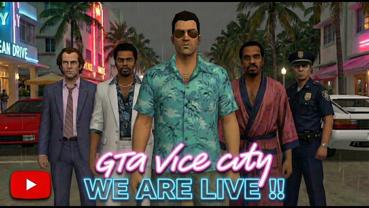 🔴 GTA Vice City LIVE 🔥 | Aaj Vice City Mein Tabahi 😎💣| Full Masti
