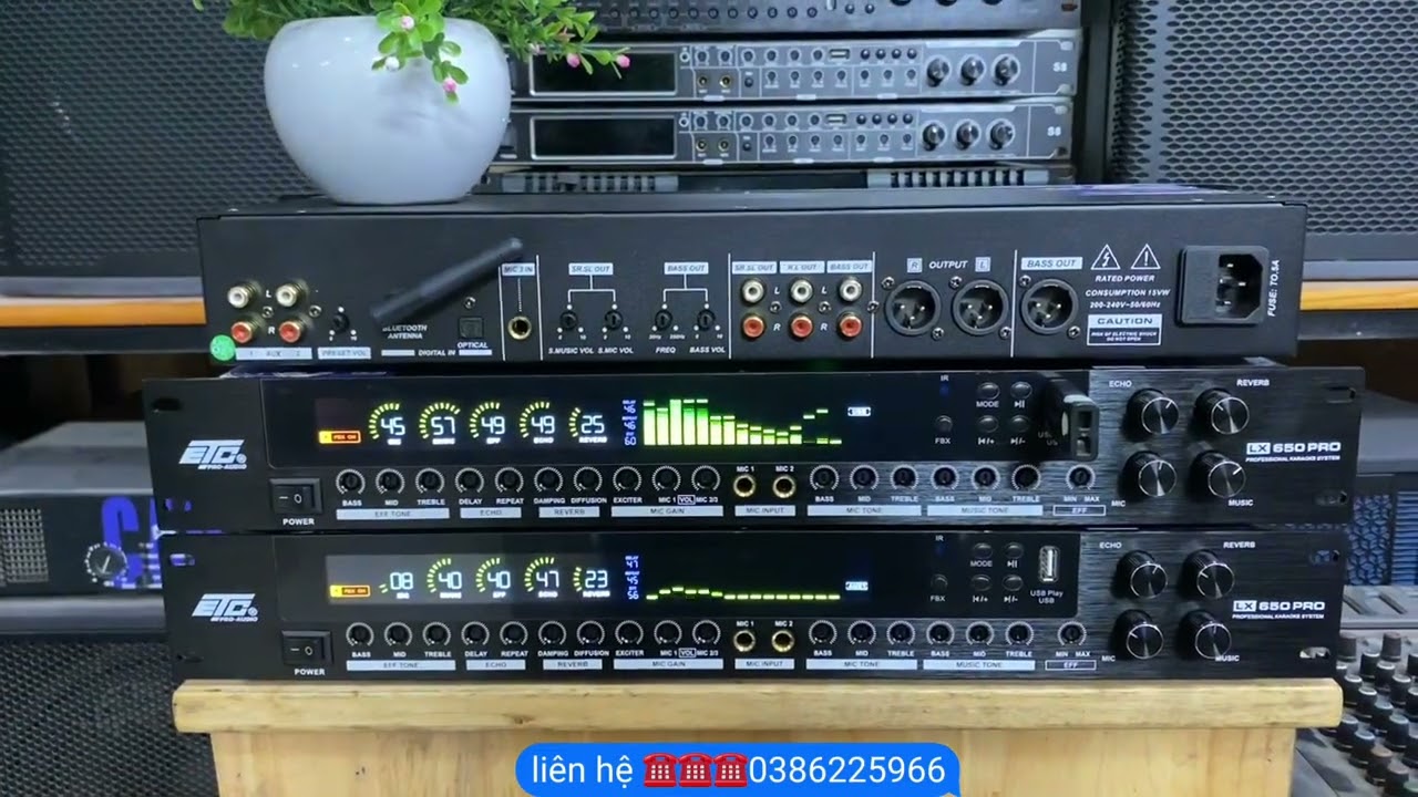Xả Vang ETC LX650pro cao cấp âm thanh chuẩn tiếng cực hay 