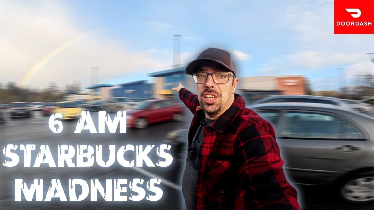 34-Item Starbucks Delivery at 6AM?! | Vancouver Island DoorDash Ride-Along