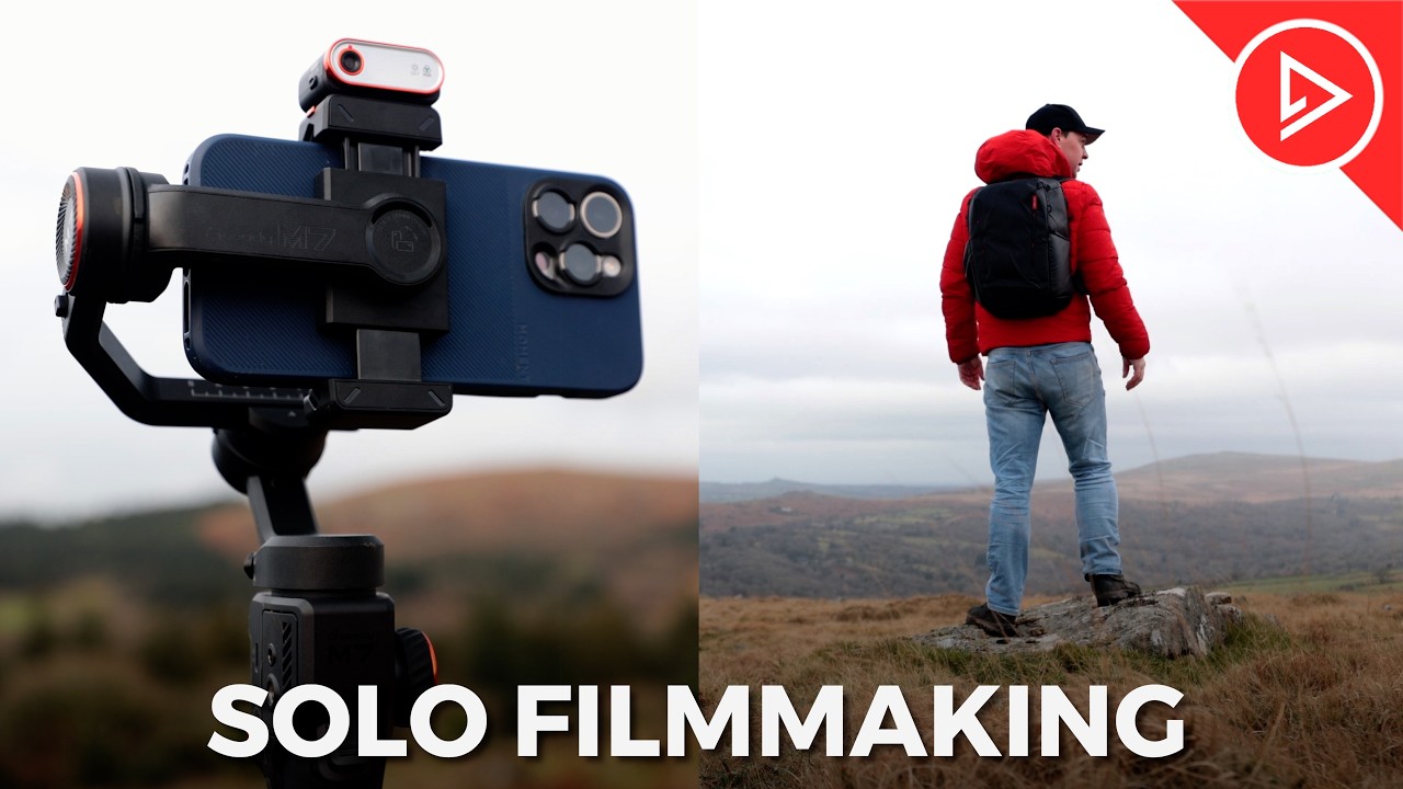 How to FILM YOURSELF with a Smartphone Gimbal: Cinematic B-Roll Tips