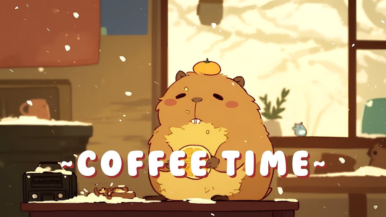 24/7 Capybara Lofi Beats - Ambient Study Beats Mix ~ Dreamy Vibes ~ 🦫 🎵 🌙 | Sleep Aid