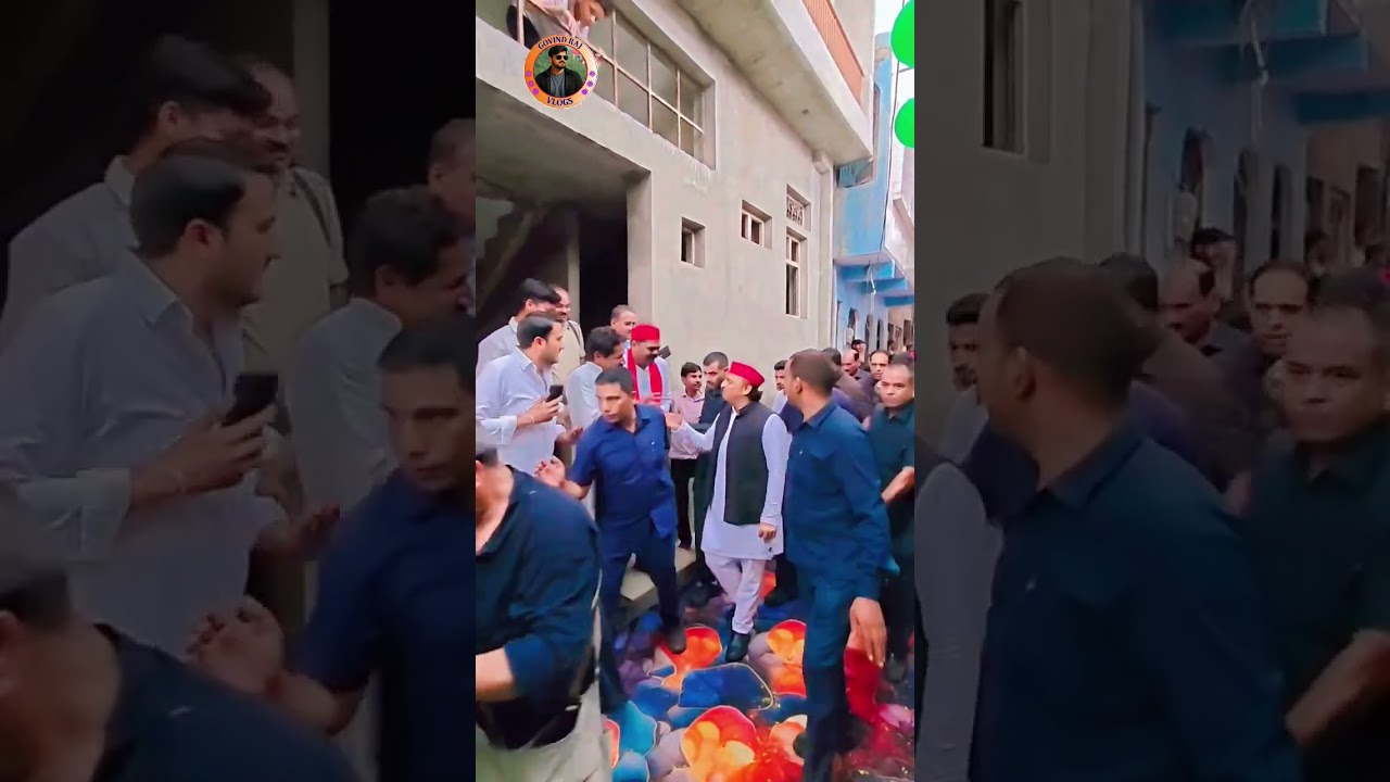 Akhilesh Yadav Vlogs 🚨🔥#qkh #samajwadiparty #govindrajvlogs #akhileshyadav #news
