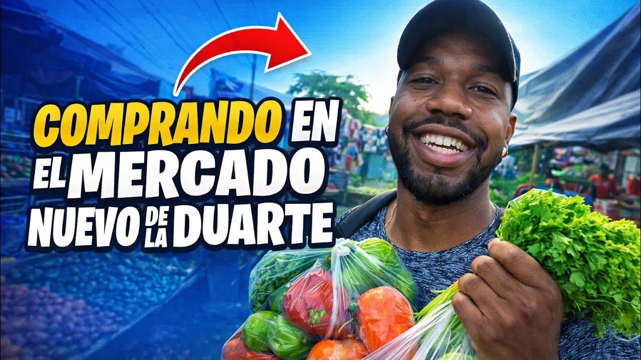Comprando en el MERCADO Nuevo de la Duarte: ¡Lo Mejor de Capotillo!