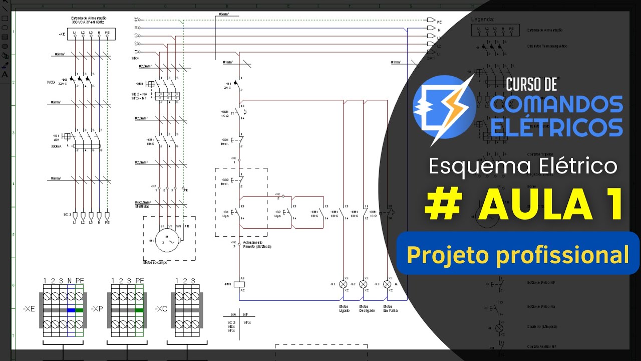 CADe SIMU 4.0 - Projeto Profissional de Comandos elétricos - Aula 1