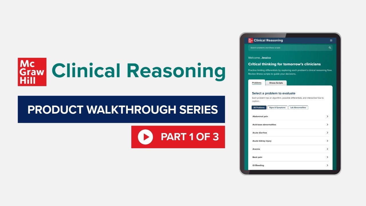 Clinical Reasoning: Product Overview with Dr. Scott Stern | Part 1: Tool Walkthrough