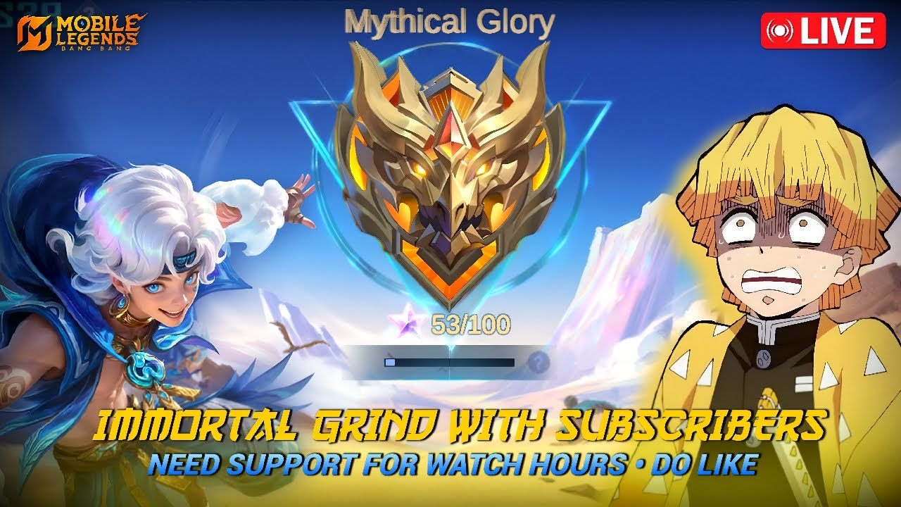 🛑 LIVE | DAY-23 | LET'S GRIND TO IMMORTAL | FOR WATCH HOURS