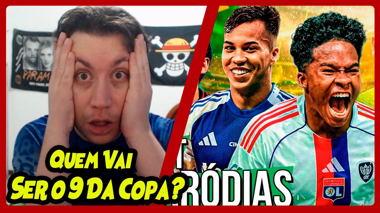 ♫ ENDRICK TÁ VOANDO! QUEM VAI SER O 9 DO BRASIL NA COPA? | FutParódias | REACT DO MORENO