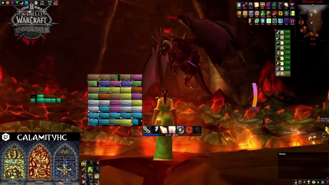 Hardcore Onyxia (World First) Classic Season of Mastery | (Death=Delete)