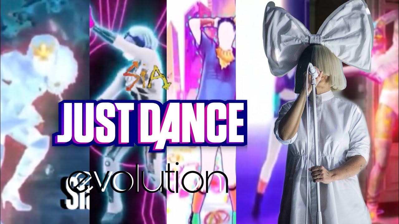 Sia just dance evolution (2014-2022)