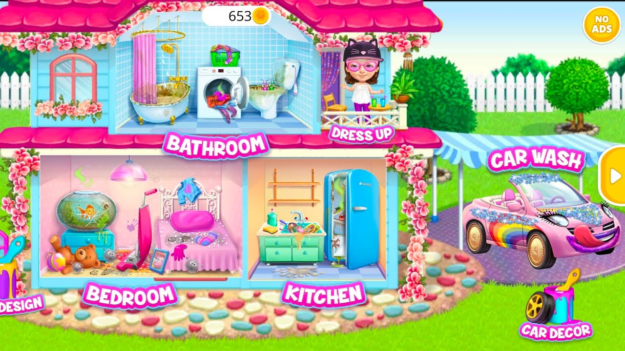 Sweet Baby Girl Cleanup 5 - Kids Games | House Makeover