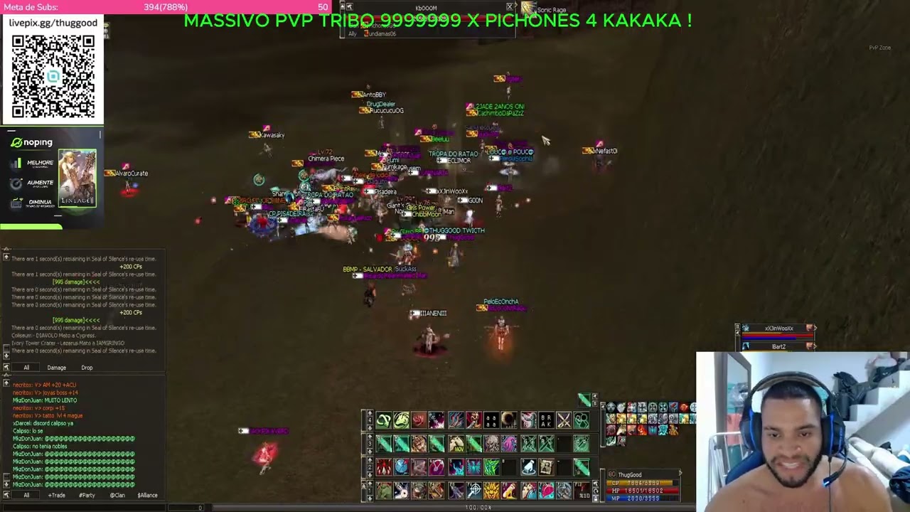 ThugGood - L2 JADE - MASSACRANDO MEUS HERMANOS ! TRIBO 99999 X PICHONES 4 ! MASSIVO PVP FACILITO !