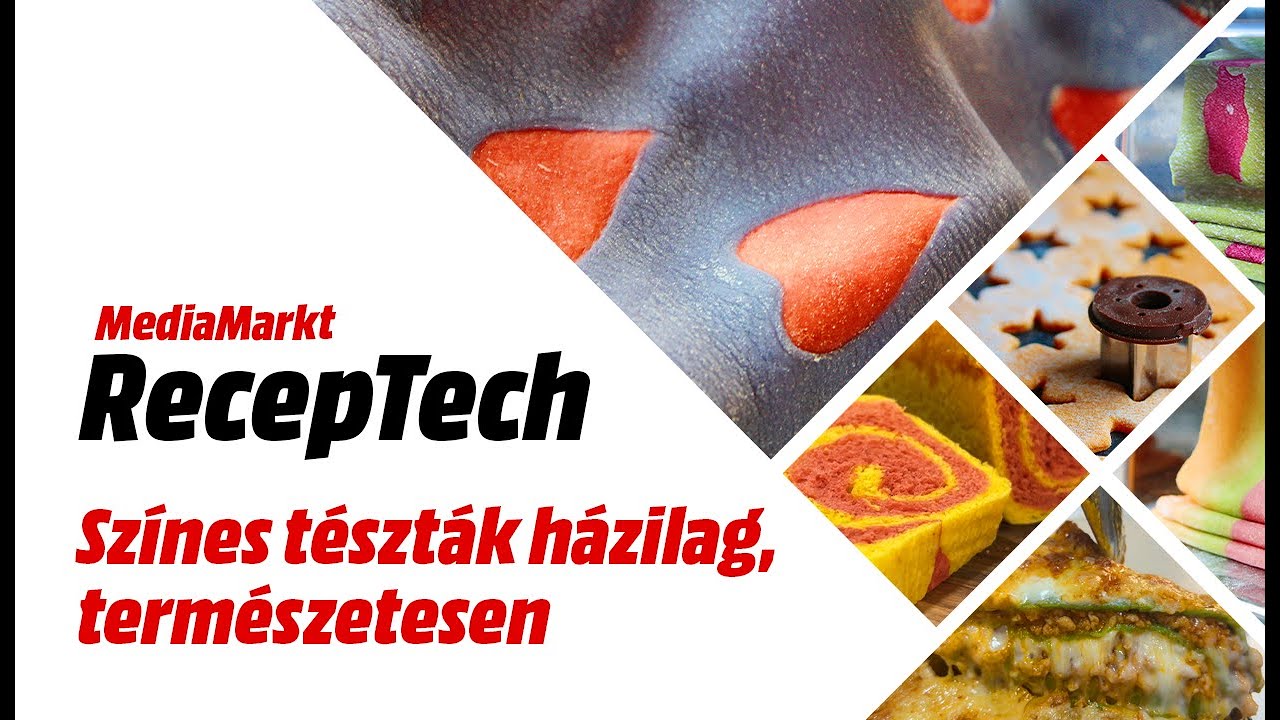 RecepTech - Színes tészták házilag, természetesen
