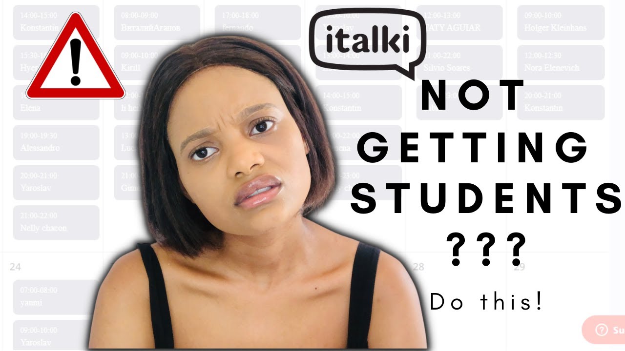 How to get more students on iTalki