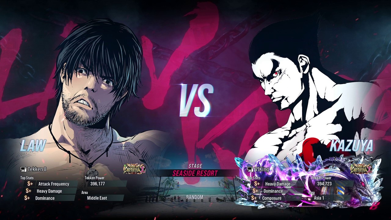 BSK (Law) VS VsKing (Kazuya) Tekken 8 Ranked