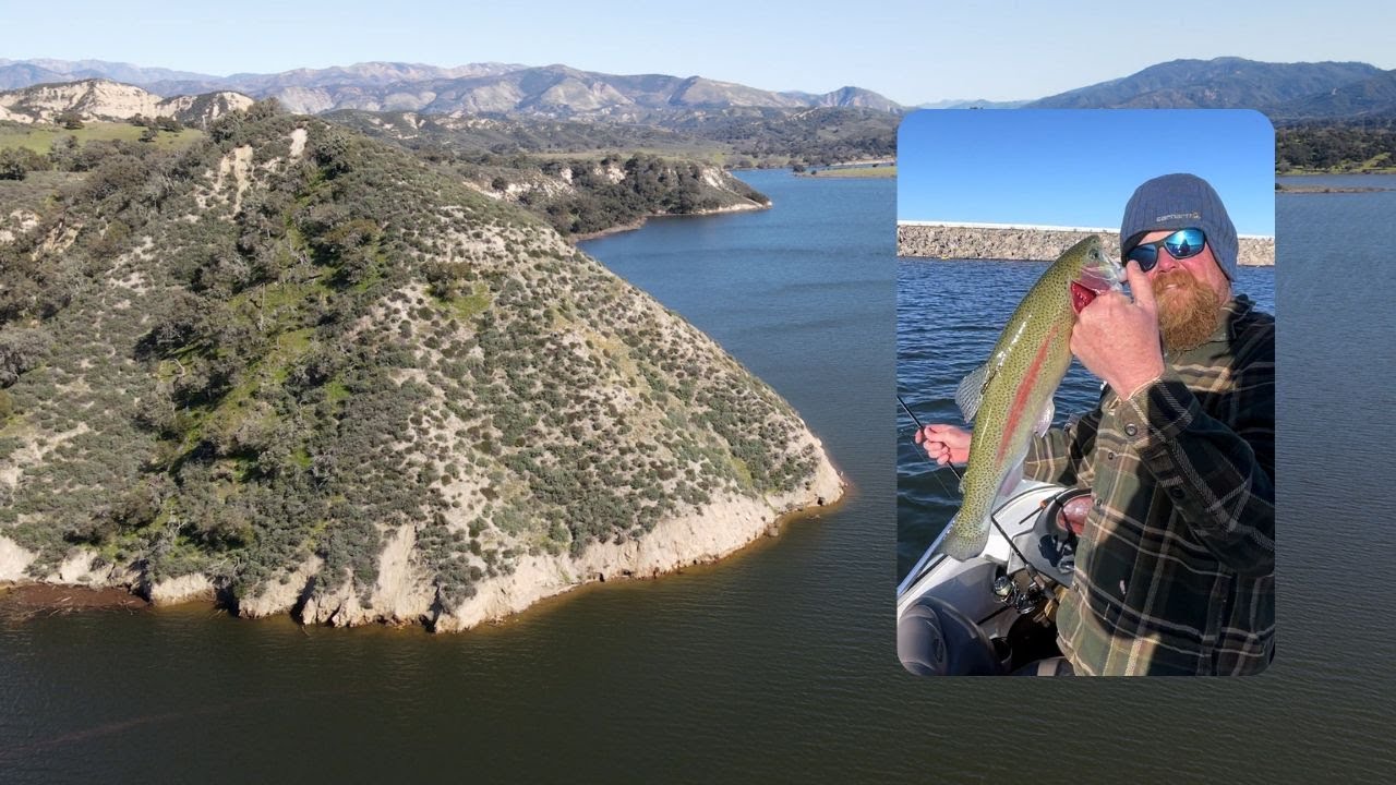 Trout Fishing Cachuma Lake for the FIRST TIME at 100% Capacity