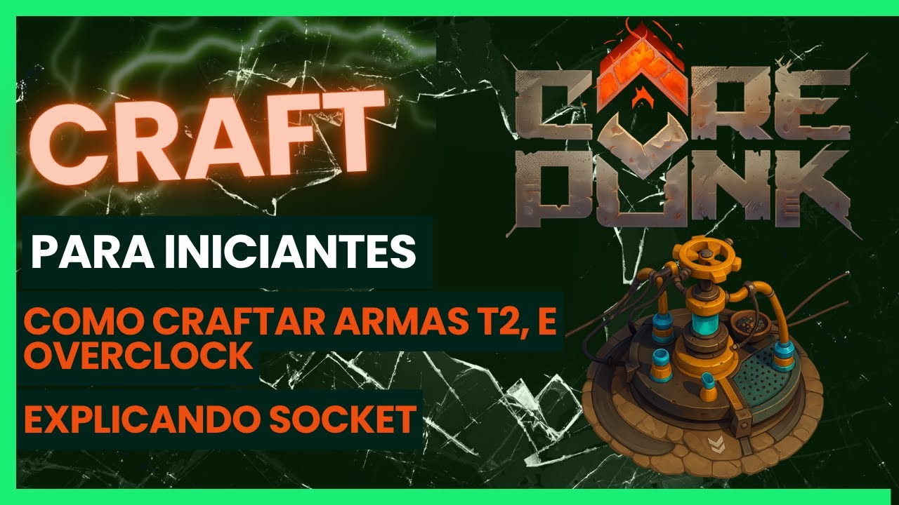 Craft de Armas T2, Overclock e Chips no Corepunk ⚙️ | Guia Completo para Evoluir Rápido