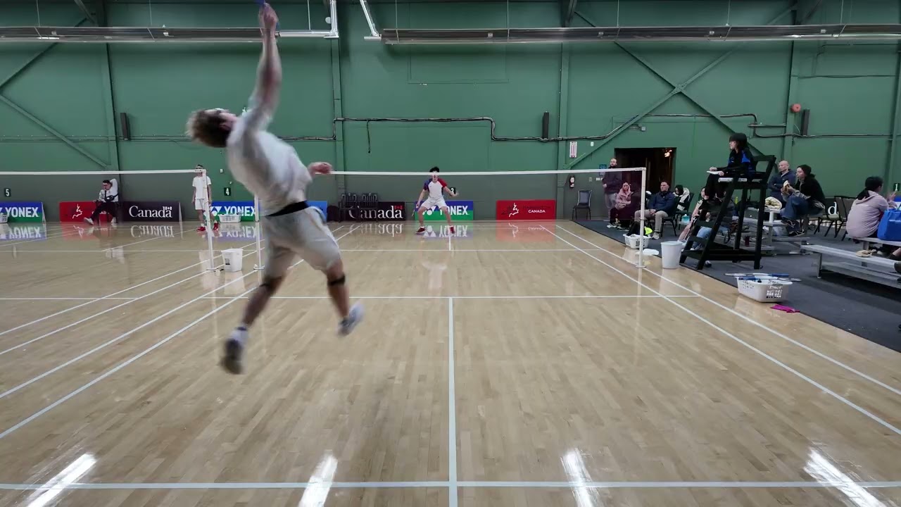 Junior Elite Badminton--QF--Anson Chen Vs Max Wheeler--QF--Full Match