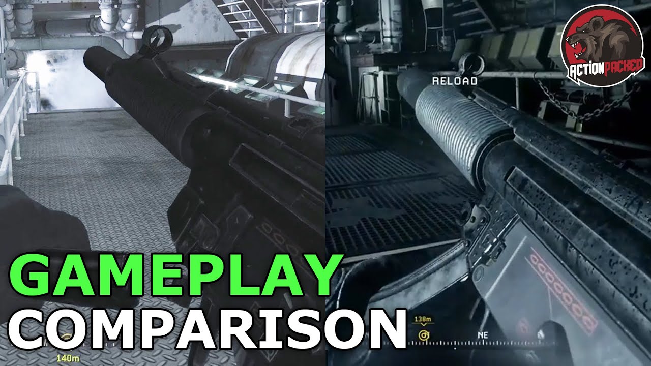 Graphics COMPARISON! COD 4: Modern Warfare REMASTERED GAMEPLAY! (MW 1)