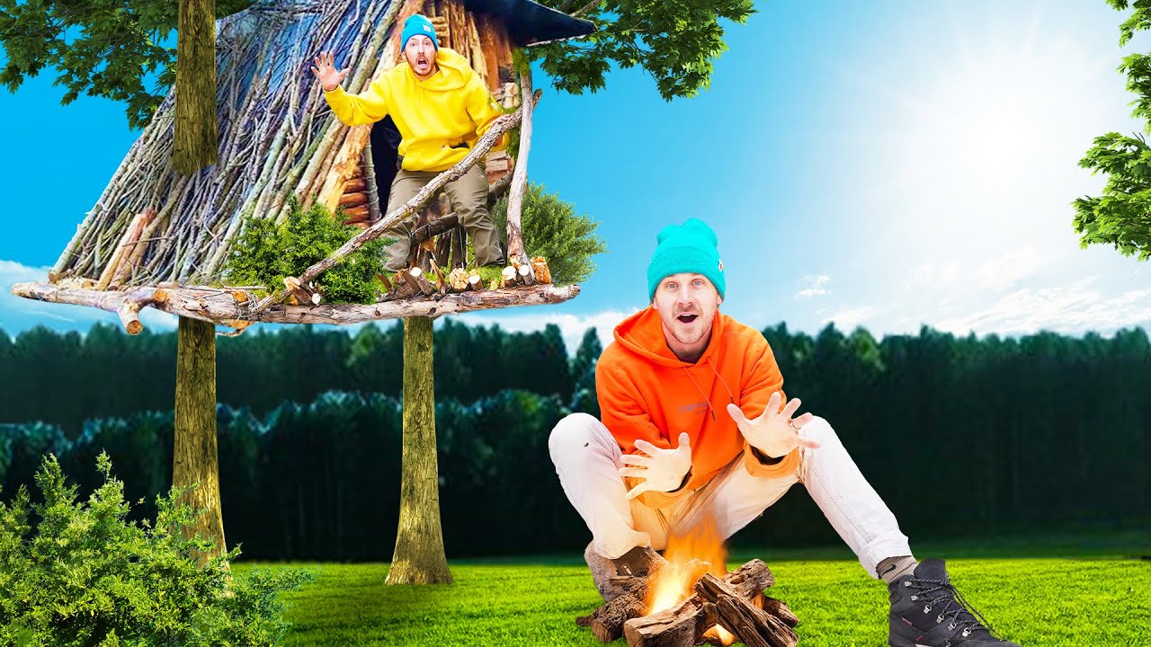 We Built a Survival Treehouse