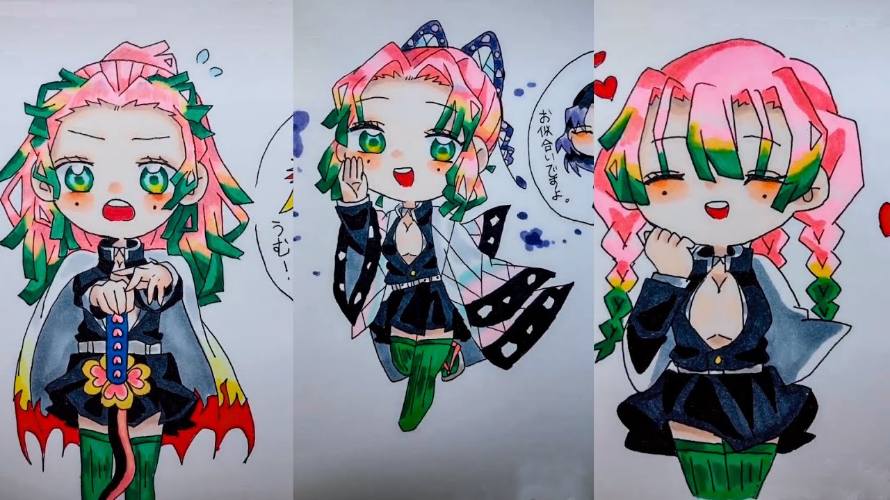 テ ィ ッ ク ト ッ ク 絵 | 鬼 滅 の 刃 イ ラ ス ト - TikTok Kimetsu no Yaiba Painting #171
