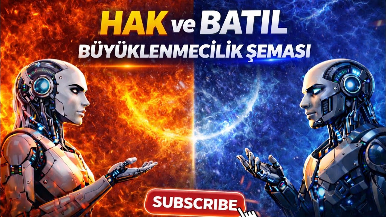 Hak ve Batıl, Büyüklenmecilik Şeması Yapay Zekalar Yorumladı 