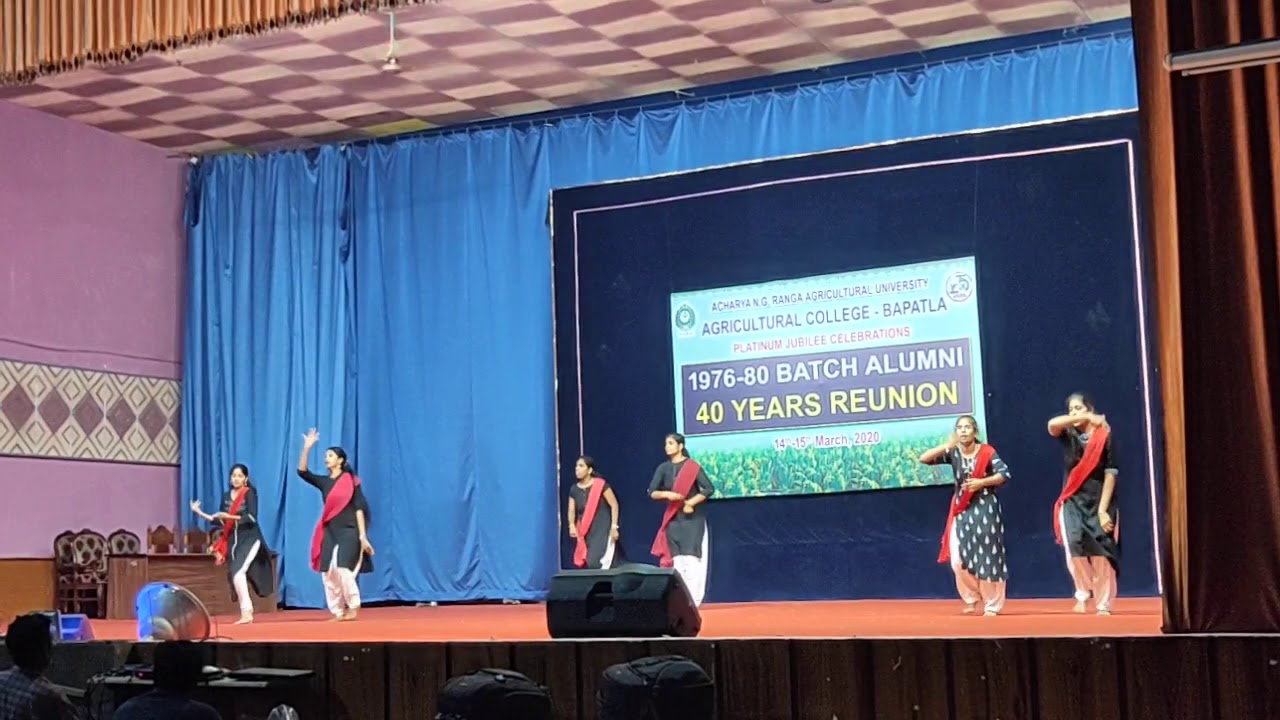 Agricultural college Bapatla ## Girls group dance##