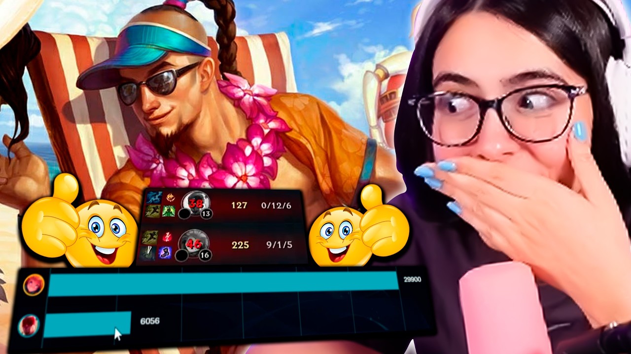 YO JUGANDO MI MEJOR PARTIDA CON ZOE, MI LEE SIN: 🤣🤣