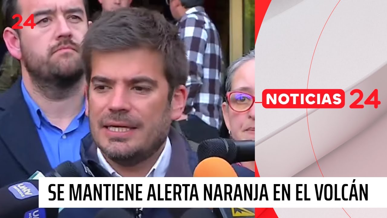 Se mantiene Alerta Naranja en el volcán Villarrica | 24 Horas TVN Chile