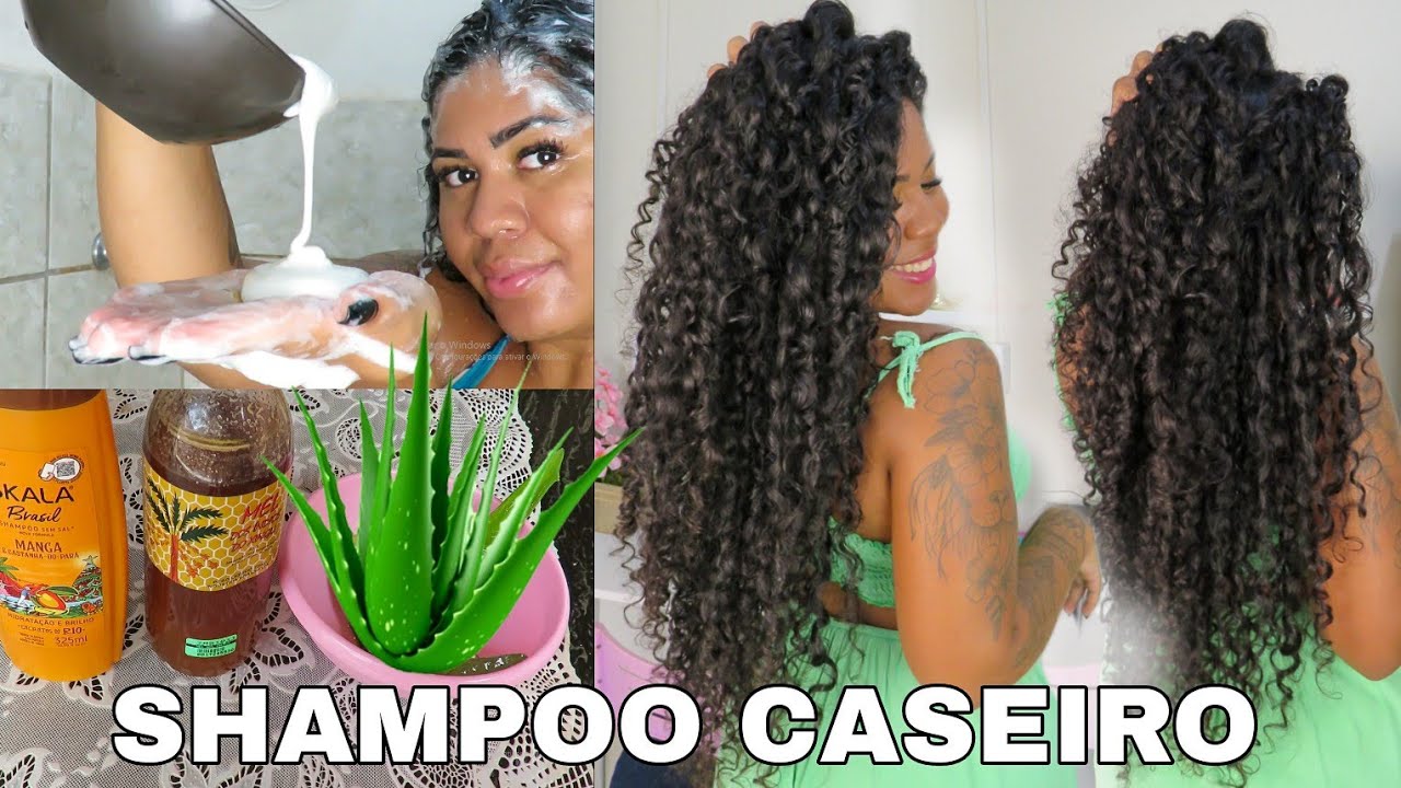 COMO FAZER SHAMPOO DE BABOSA CASEIRO - TRATA QUEDA E ACELERA O CRESCIMENTO