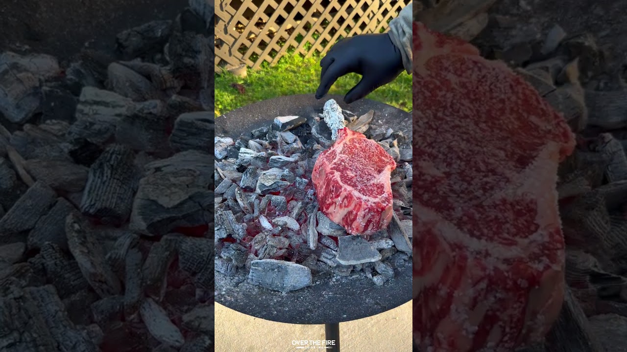Ever cooked Steak on the Coals? | Over The Fire Cooking by Derek Wolf