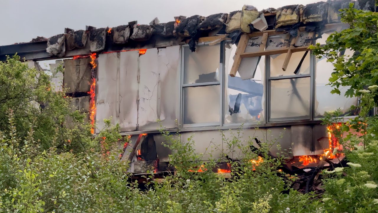 Fire Aftermath at Former DWP Building in Blackpool 🔥🚒