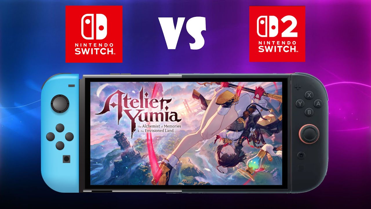 Switch против Switch 2: Ателье Юмия