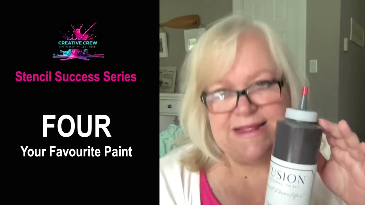 Stencil Mastery Series Video 4 - Paint