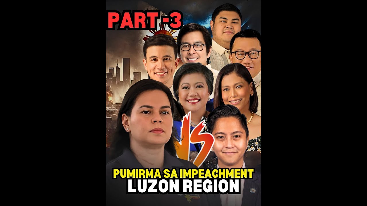 GUSTO NILANG IPA DELETE TO PART3: LUZON REGION CONGRESSMEN WHO SIGNED THE IMPEACHMENT CASE