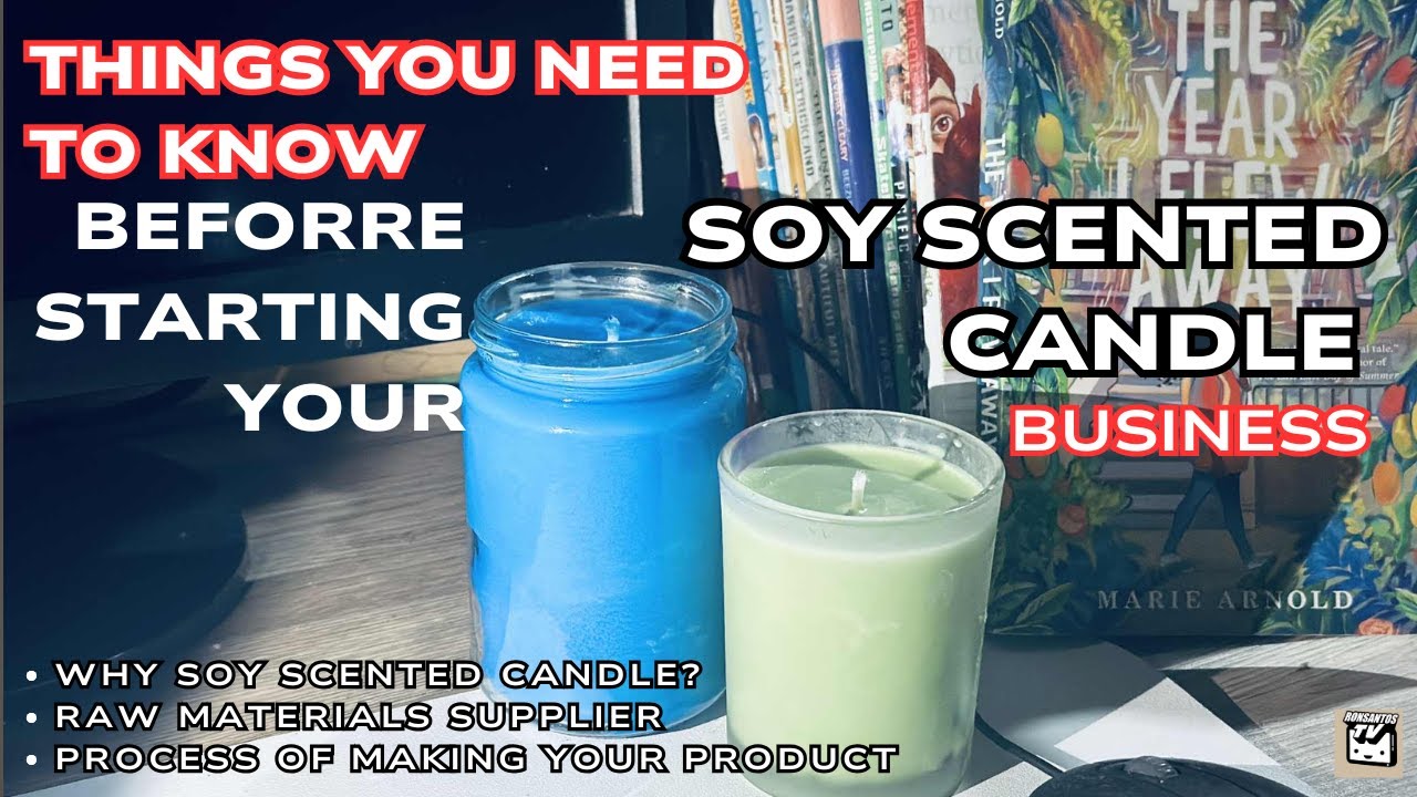 Why soy scented candle? | Raw materials supplier | Step by step on how to make soy scented candle
