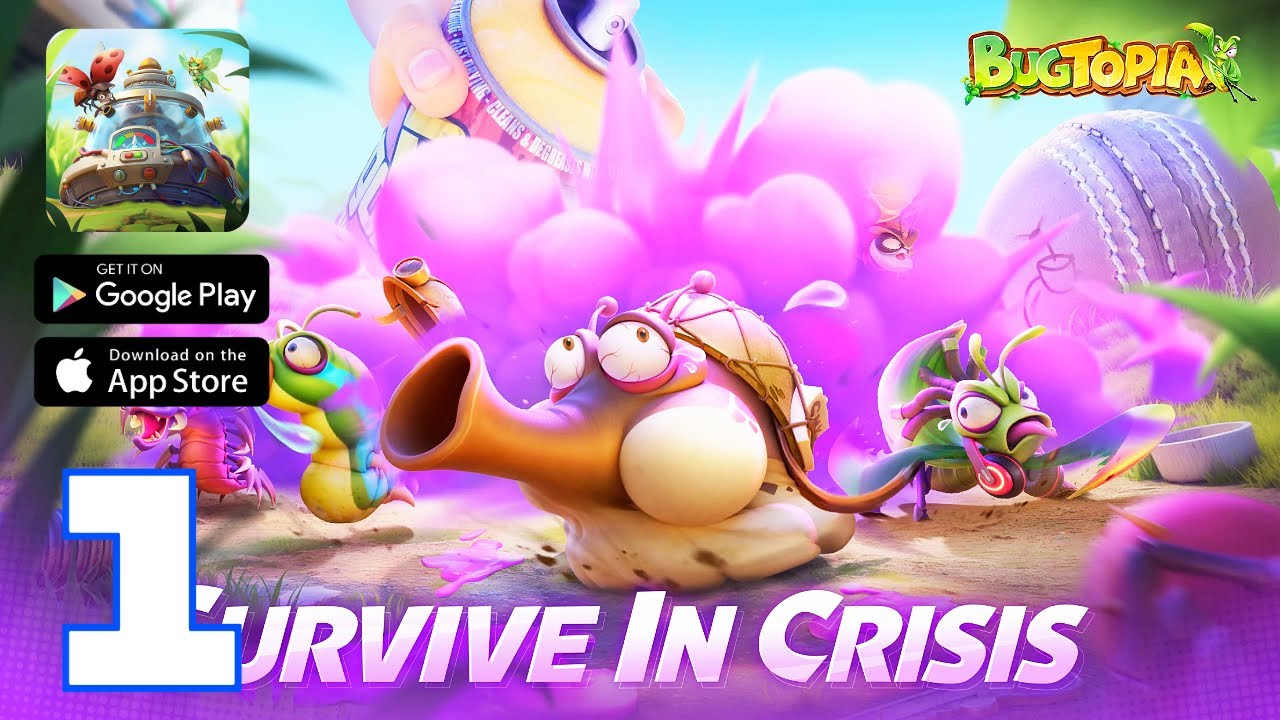 Bugtopia: Survival Game Gameplay Walkthrough - Part 1 (iOS & Android)