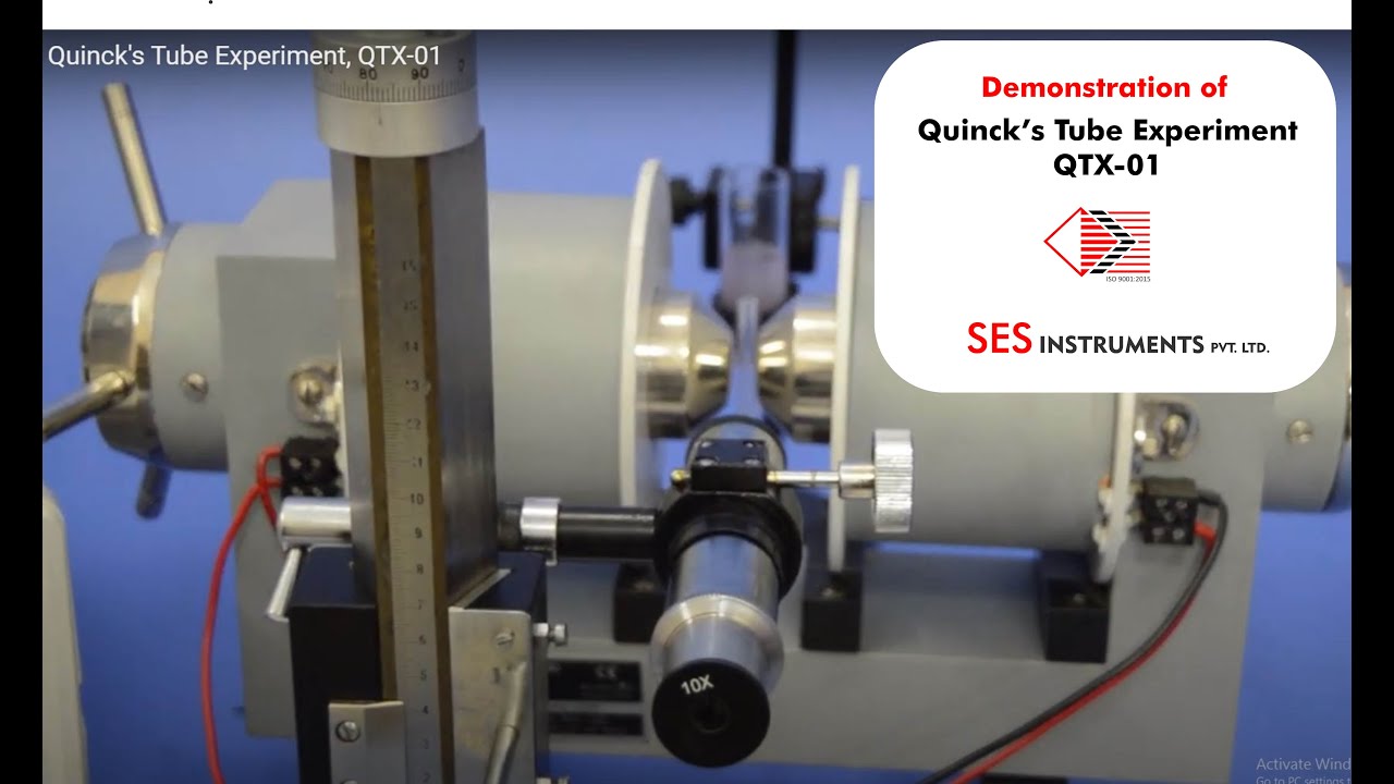 Quinck's Tube Experiment, QTX-01
