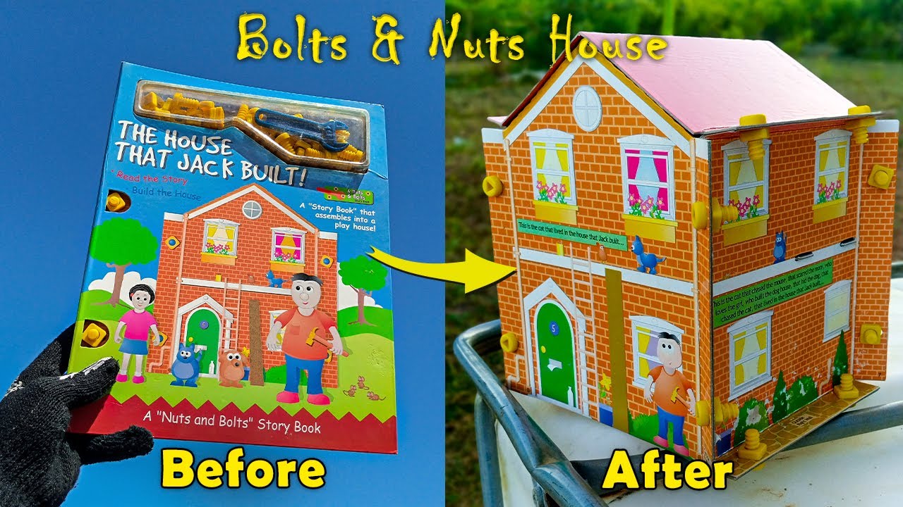 Bolts & Nuts Mini House Model Making | DIY
