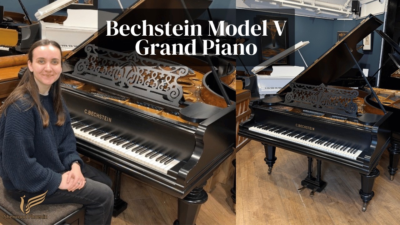 Рояль Bechstein Model V, матовый черный | Обзор и демонстрация | Sherwood Phoenix Pianos
