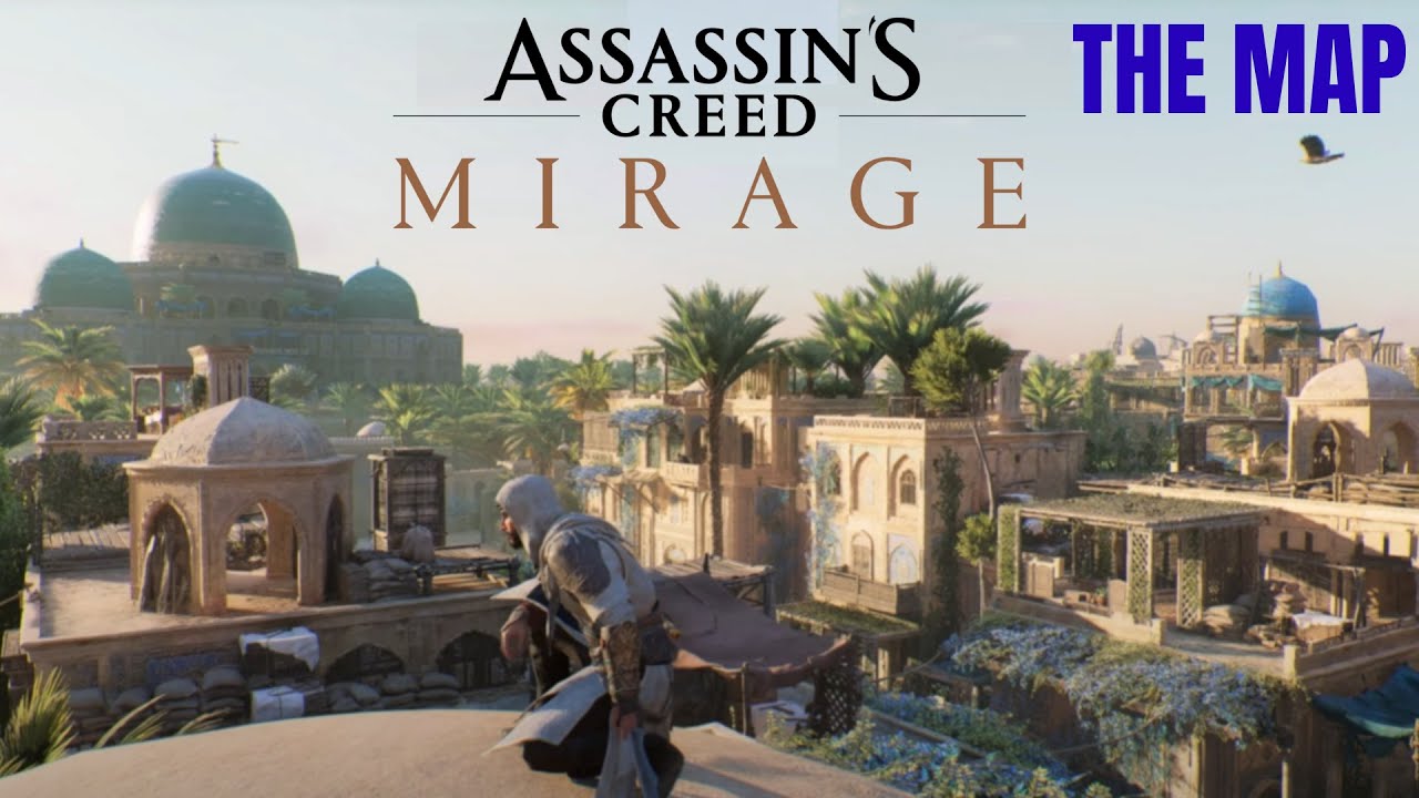 HOW BIG IS THE MAP in Assassin's Creed Mirage? Walk Across the Map