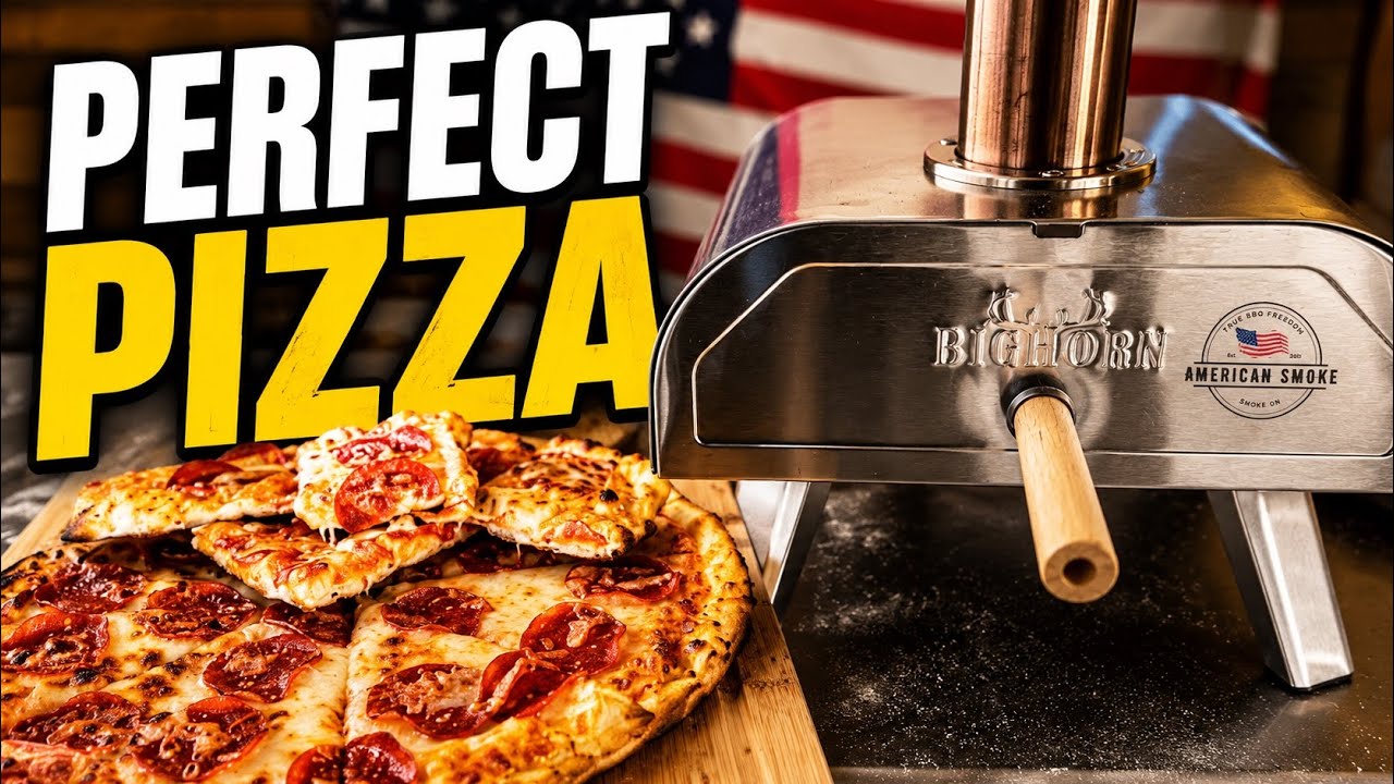 My First PIZZA cook on the Big Horn Pellet Pizza Oven | Fun but HOT!!!