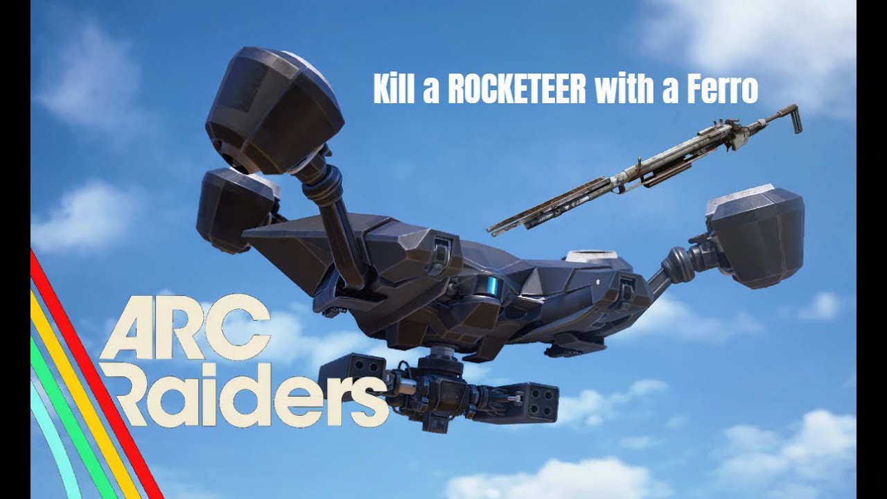 Arc Raiders Defeating a Rocketeer with Early Basic Loadout (Solo)