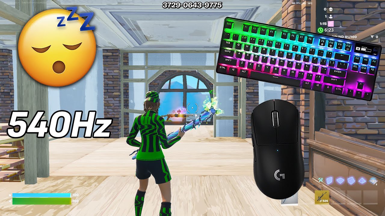SteelSeries Apex Pro TKL ASMR 😴 Tilted Zonewars 🏆 Satisfying Fortnite Gameplay 360FPS 4K