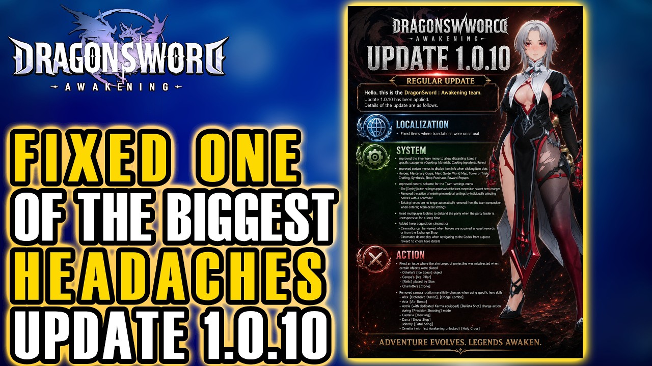 DRAGONSWORD AWAKENING: Update 1.0.10 Another BIG WIN